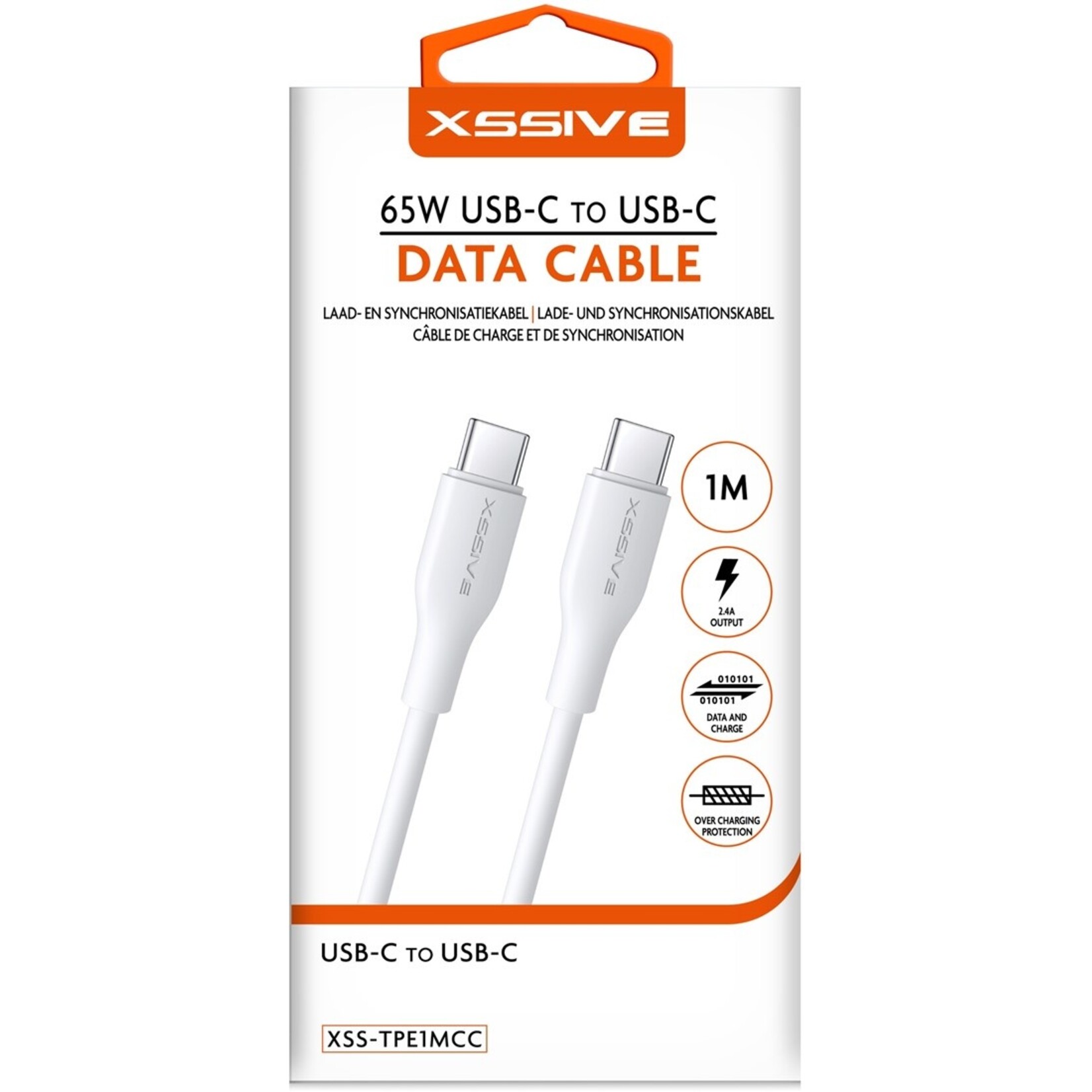 Xssive TPE Serie 65W Type-C to Type-C Cable 3m XSS-TPE3MCC - Wi
