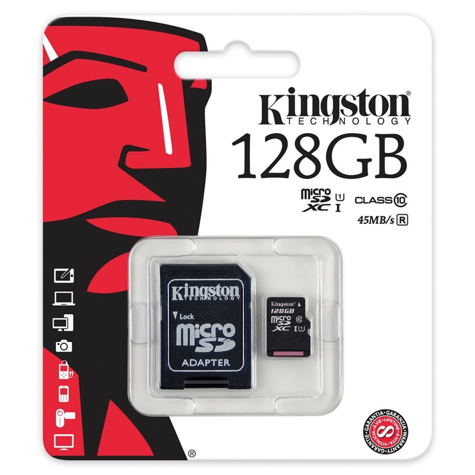 Kingston Class 10 SDCS2 128GB Micro Kingston