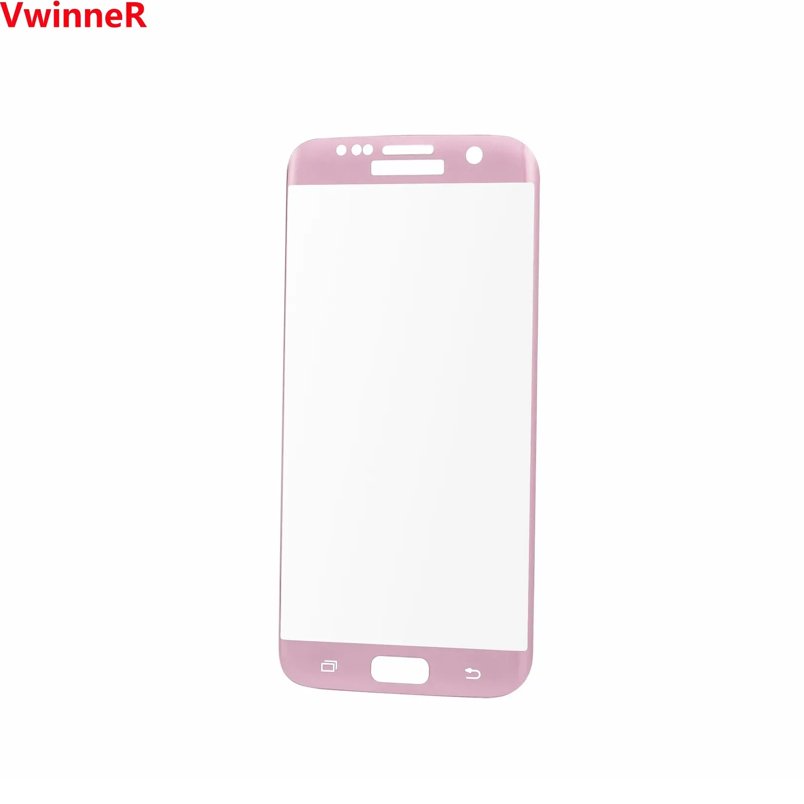 S7 Edge Pink Screen Protector