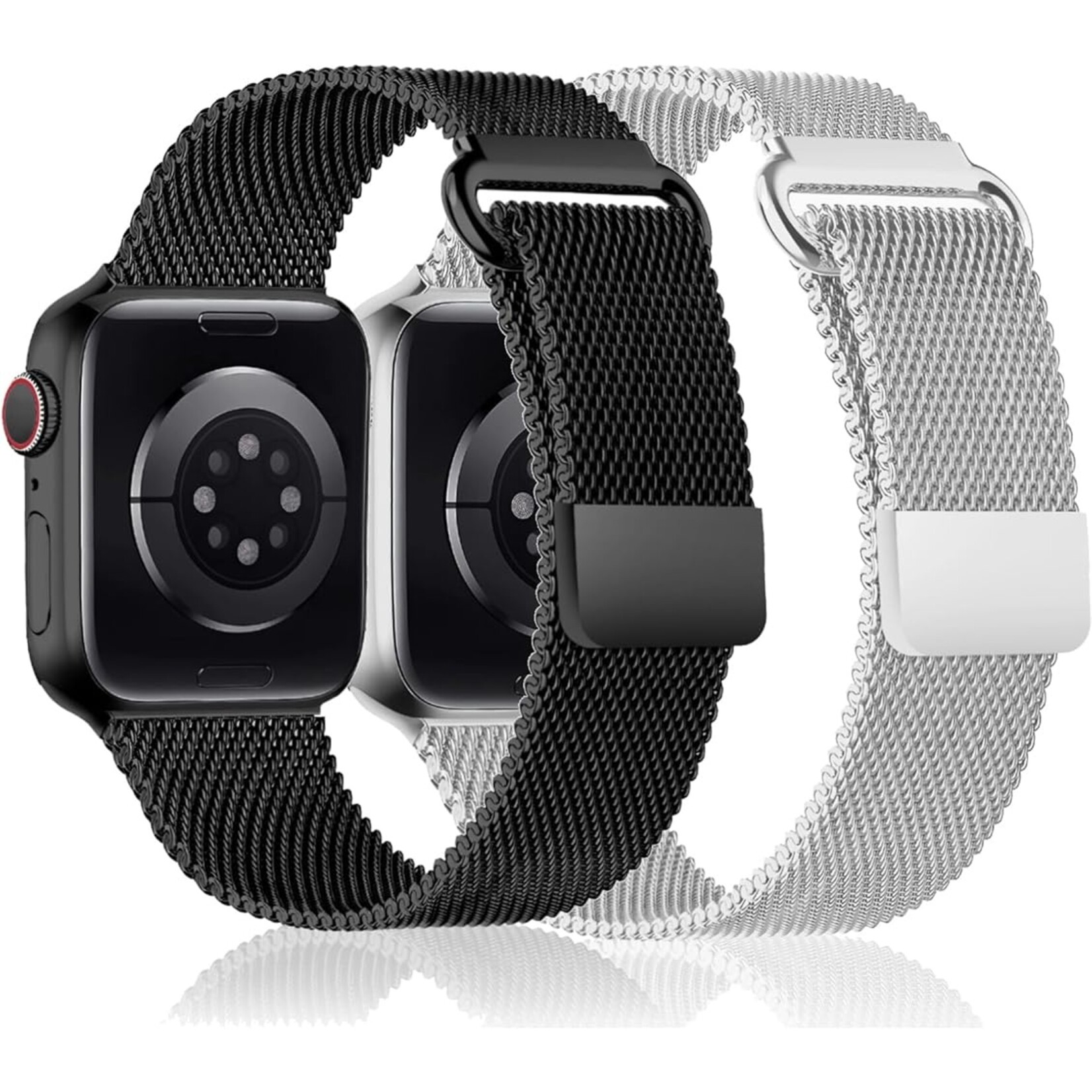 Watch Milanese Loop 316L Stainless Steel Magnetic Closure Zilver 42/44/45
