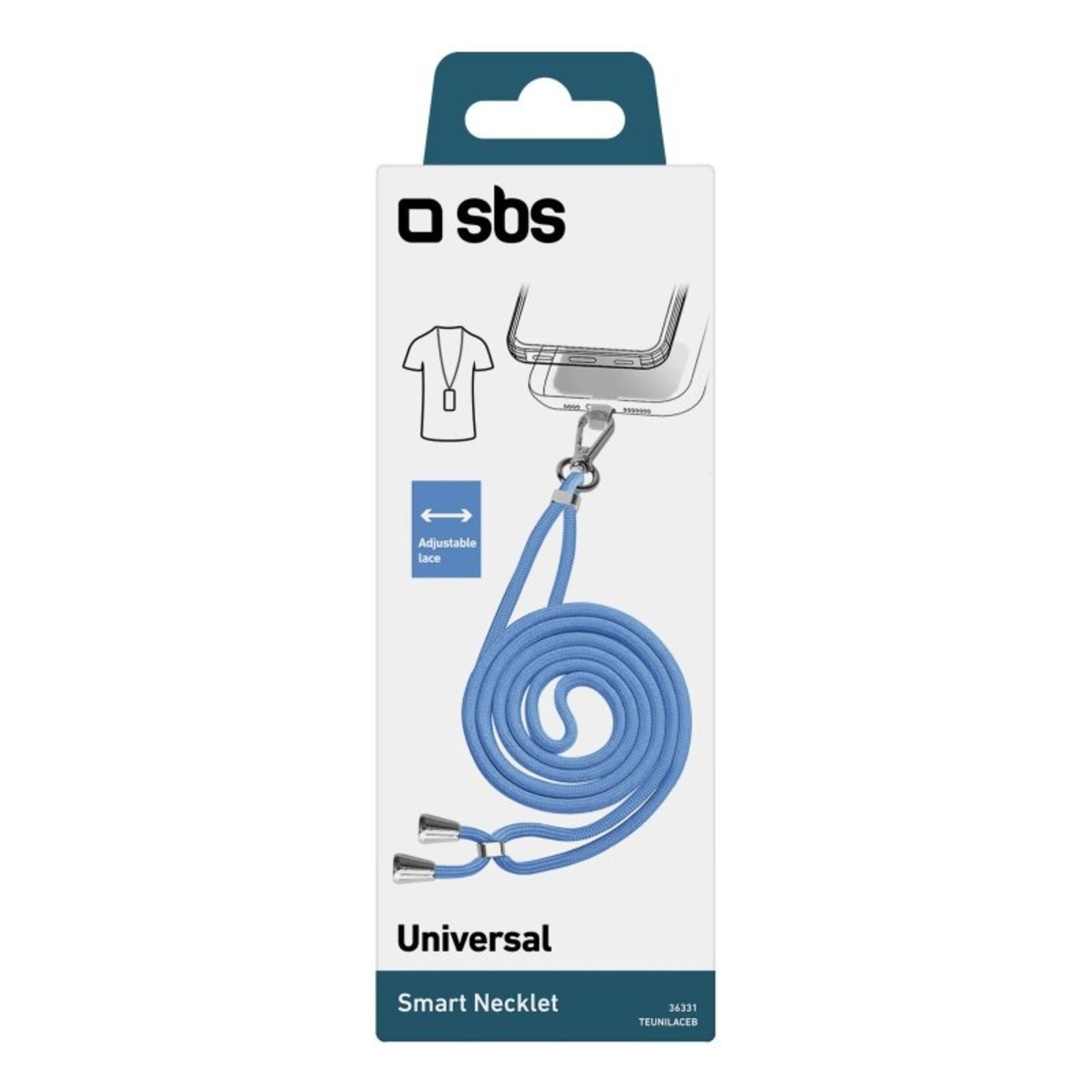 sbs Universal Smart Necklet grijs