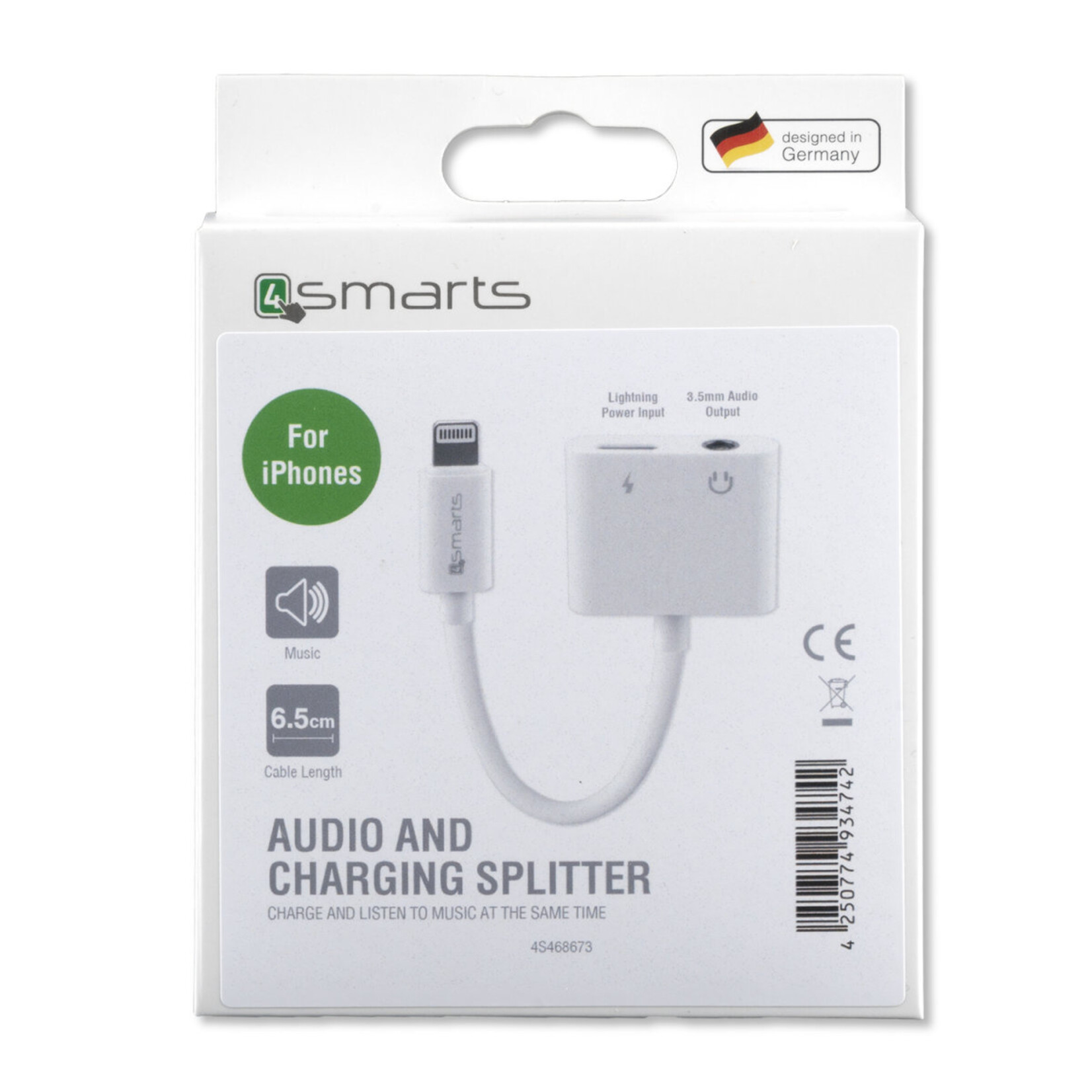 Rixus Lightning to 3.5 mm charging &listining