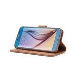 Samsung S6 Book Case Bruin