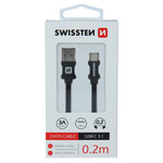 swissten Swissten Kevlar Type-C To Lightning Cable - 71544010 - 1.5m - Grey