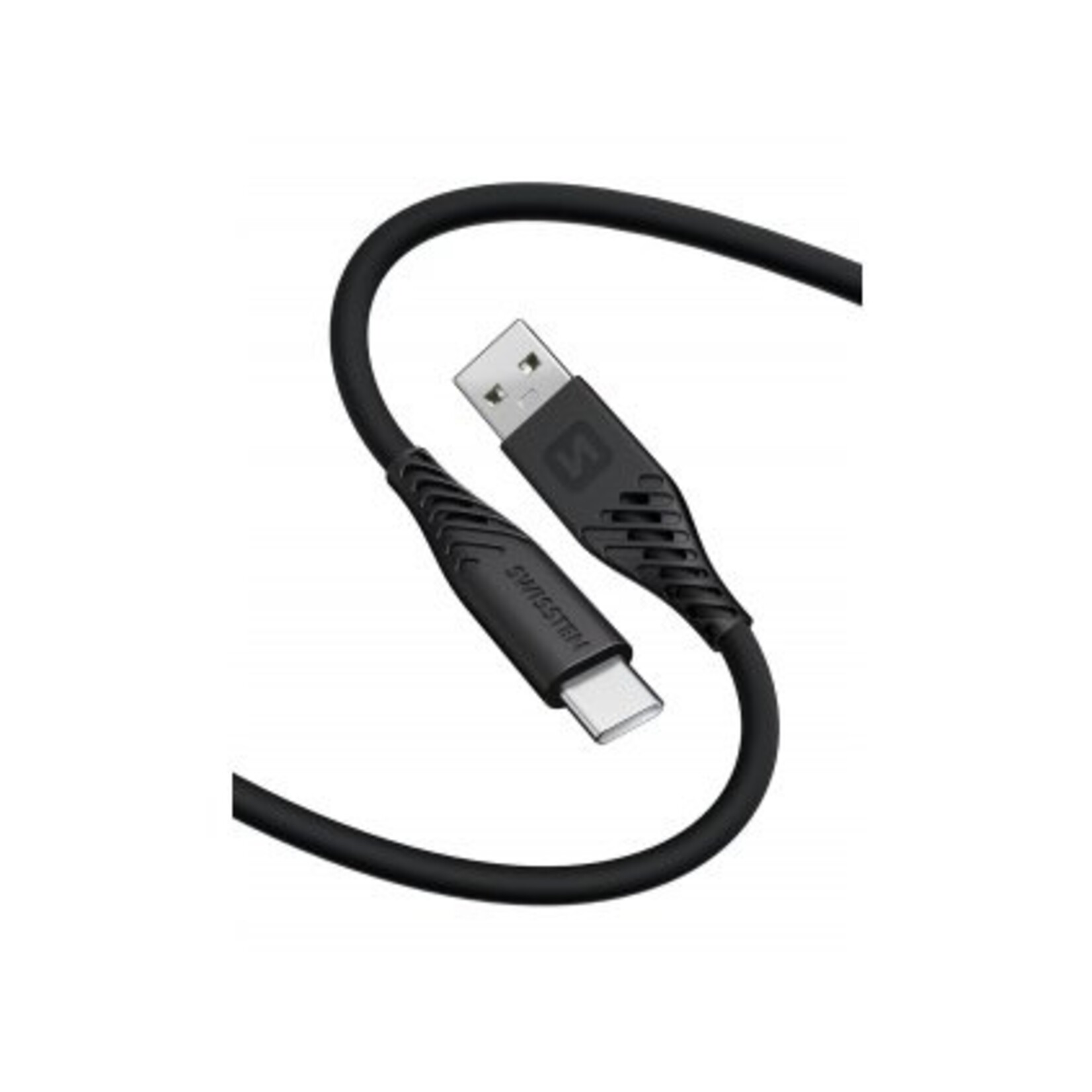 swissten Swissten Textile Type-C USB Cable to 3.5mm (Male) Cable - 73501303 - 1.5M - Black