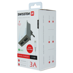 swissten Swissten Fast Charging Travel Charger (25W) - 22050200 + Type-C USB Cable - White