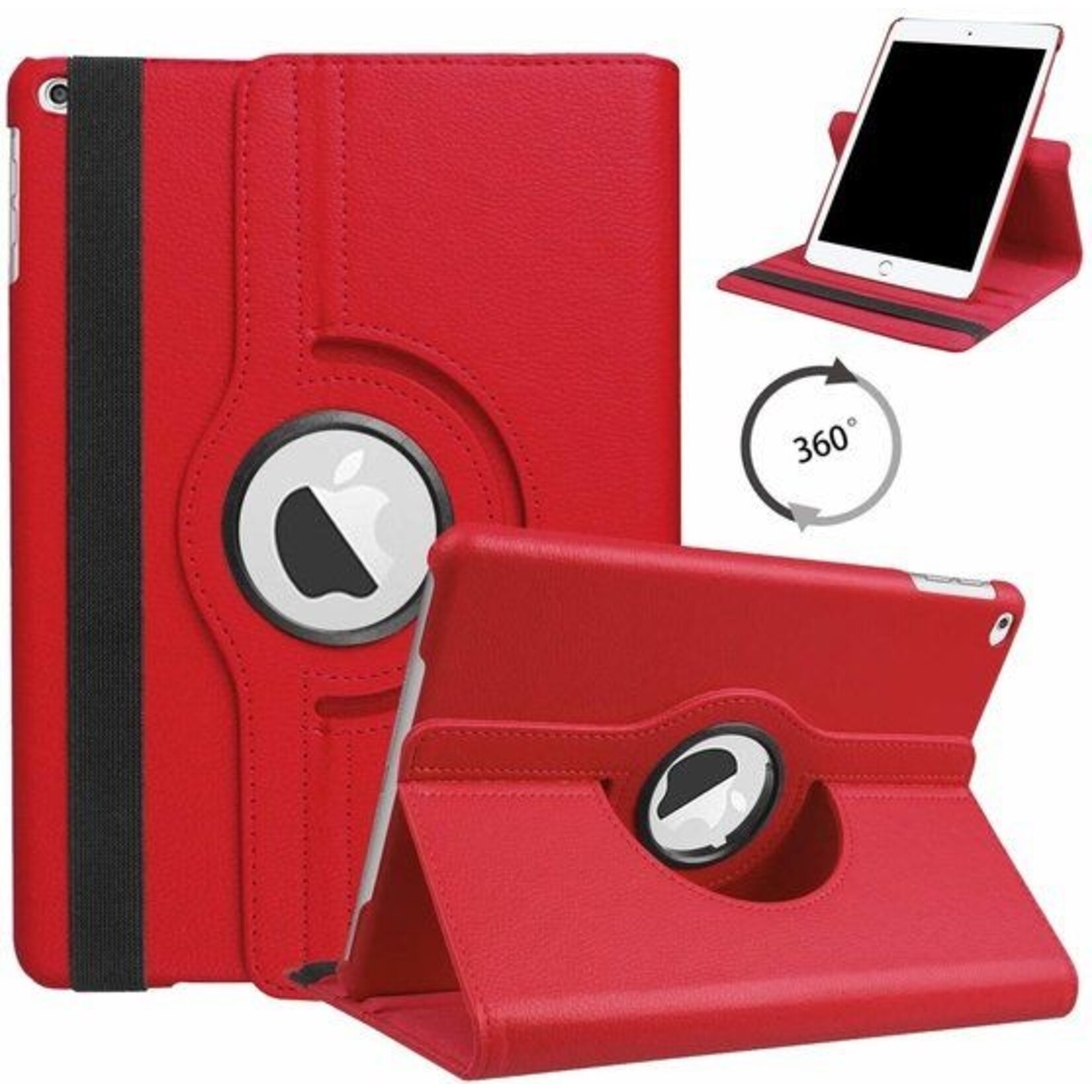 Apple iPad 10.2 2019/2020 - 360 Draaibaar Case - Rood