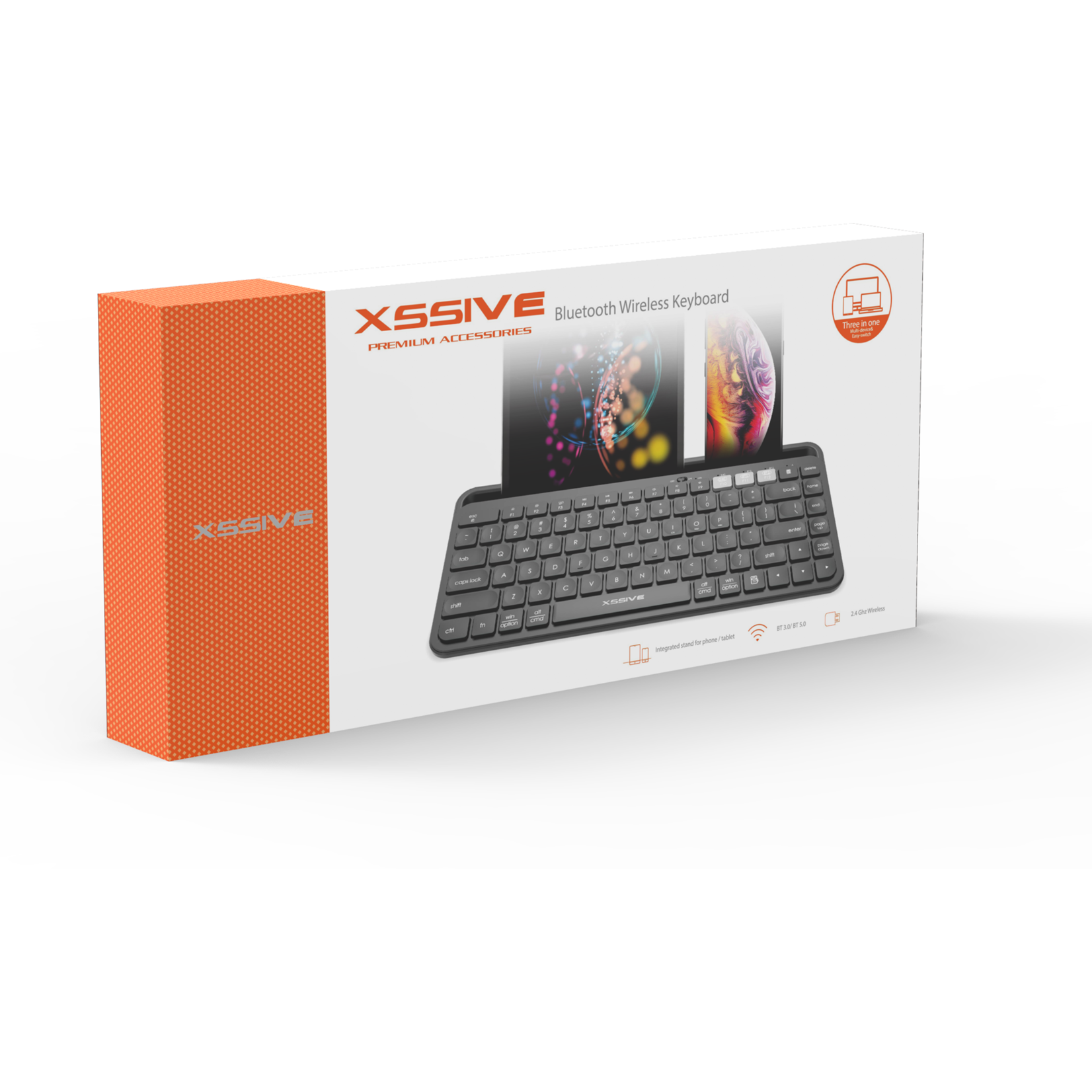 Xssive xssive bleutooth wireles keyboard and mouse Qwerty
