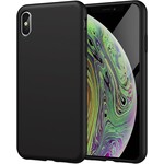 Apple HQ Silicone Case Black For iPhone XS / X
