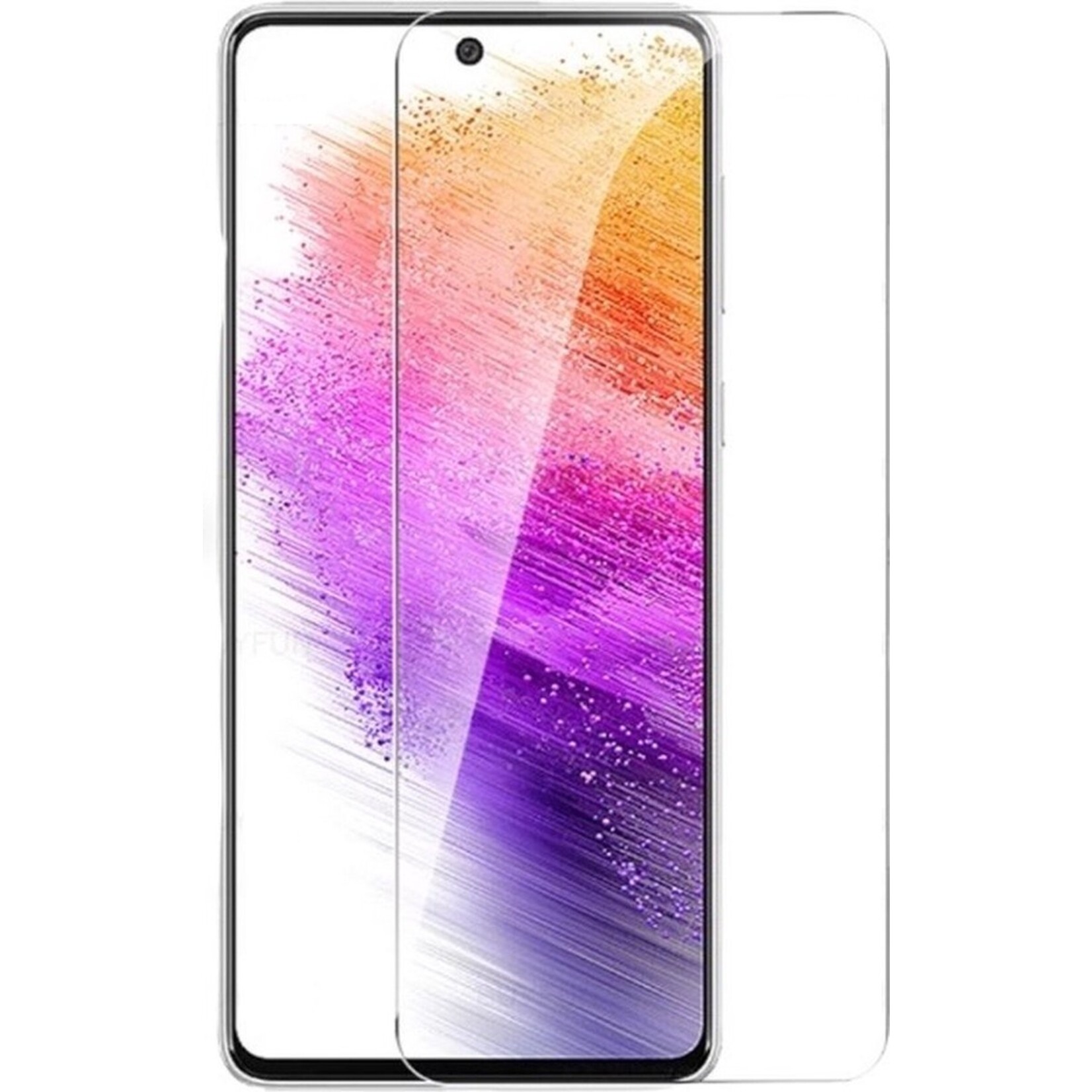 Samsung NuGlas: glazen screenprotector (2.5D) voor samsung Galaxy A53 5G New