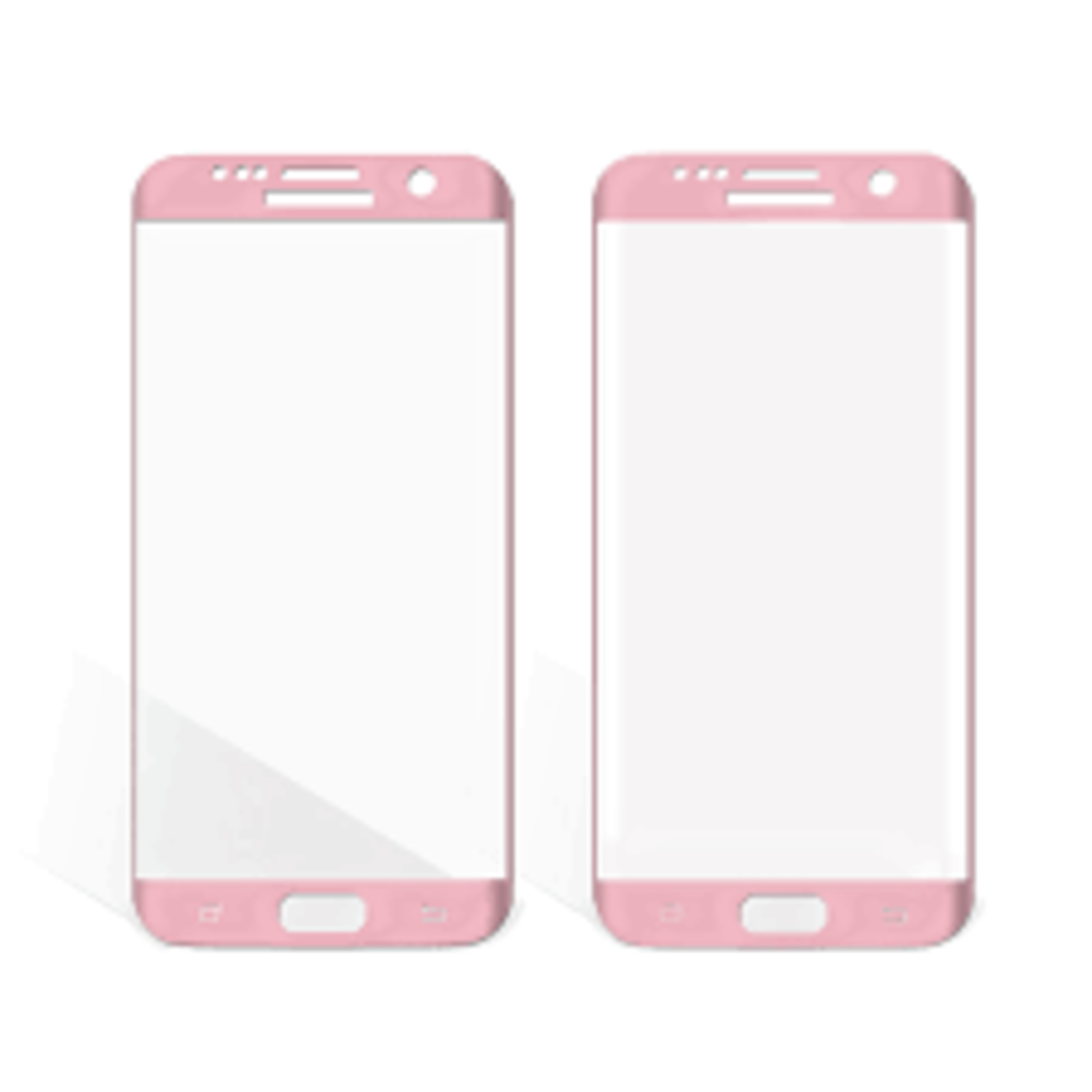 S7 Edge Pink Screen Protector