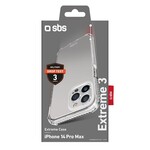 SBS Extreme X3 Cover for iPhone 14 Pro Max, transparent