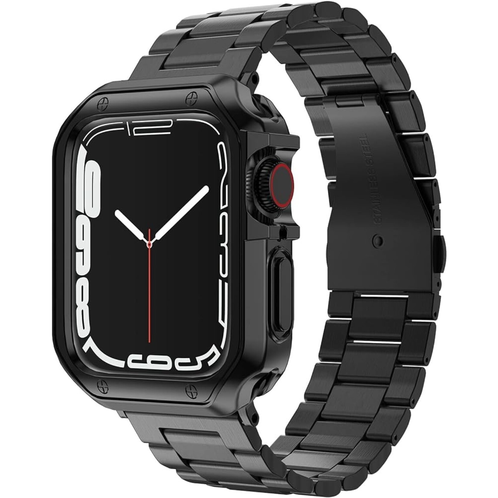 Watch 41mm Zwart Band&Case 2 In 1