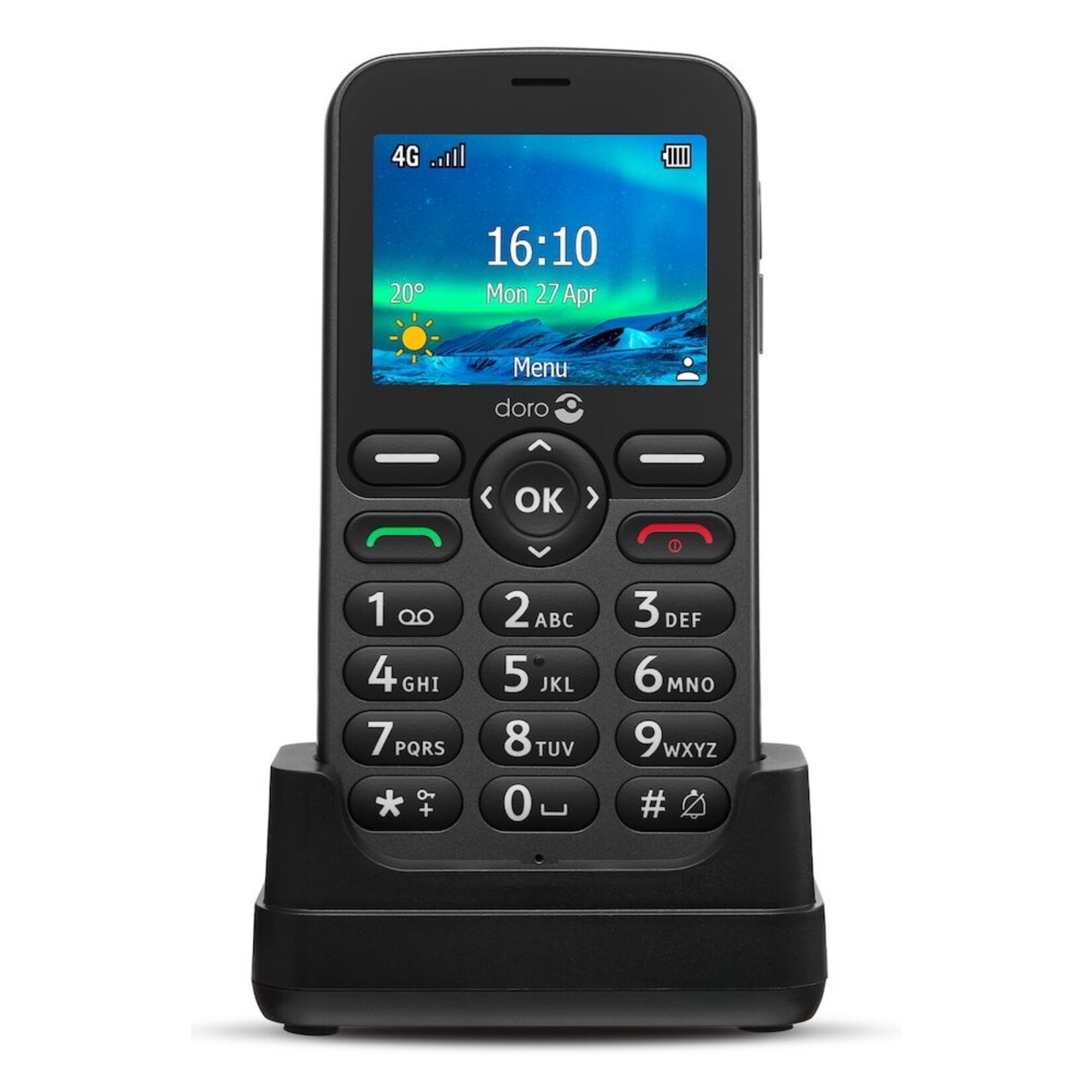 Doro Doro 5860 4G Graphite + Cradle
