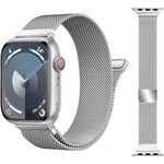 Watch Milanese Loop 316L Stainless Steel Magnetic Closure Zilver 38/40/41