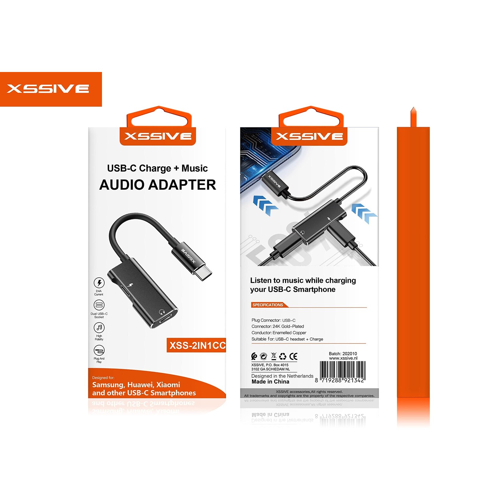 Xssive Xssive 3.5mm Jack + Charge Audio Adapter