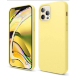 Apple High Quality Silicone Case Geel - iPhone 12 Pro Max