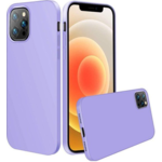 Apple High Quality Silicone Case Paars - iPhone 12 Pro Max