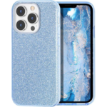 3 in 1 Glitter Backcover - iPhone 13 Pro Max - Blauw