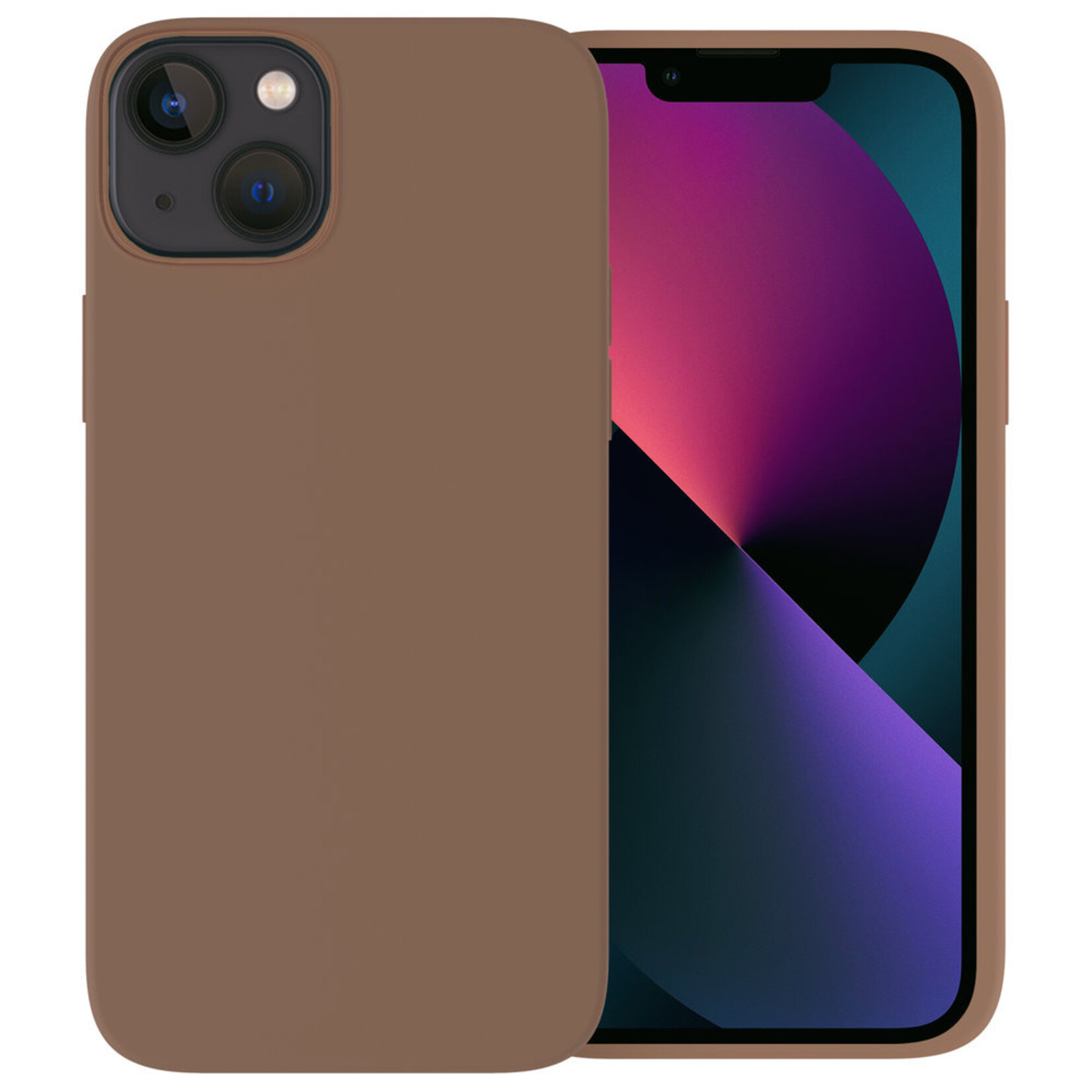 CM High Quality Silicone Case - iPhone 13 - Bruin