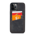 Luxe CM Pocket Backcover - iPhone 13 Pro Max - Zwart