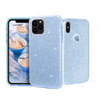 Samsung Samsung A70 - Glitter Backcover - Blauw