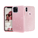 Samsung Samsung A70 - Glitter Backcover - Roze
