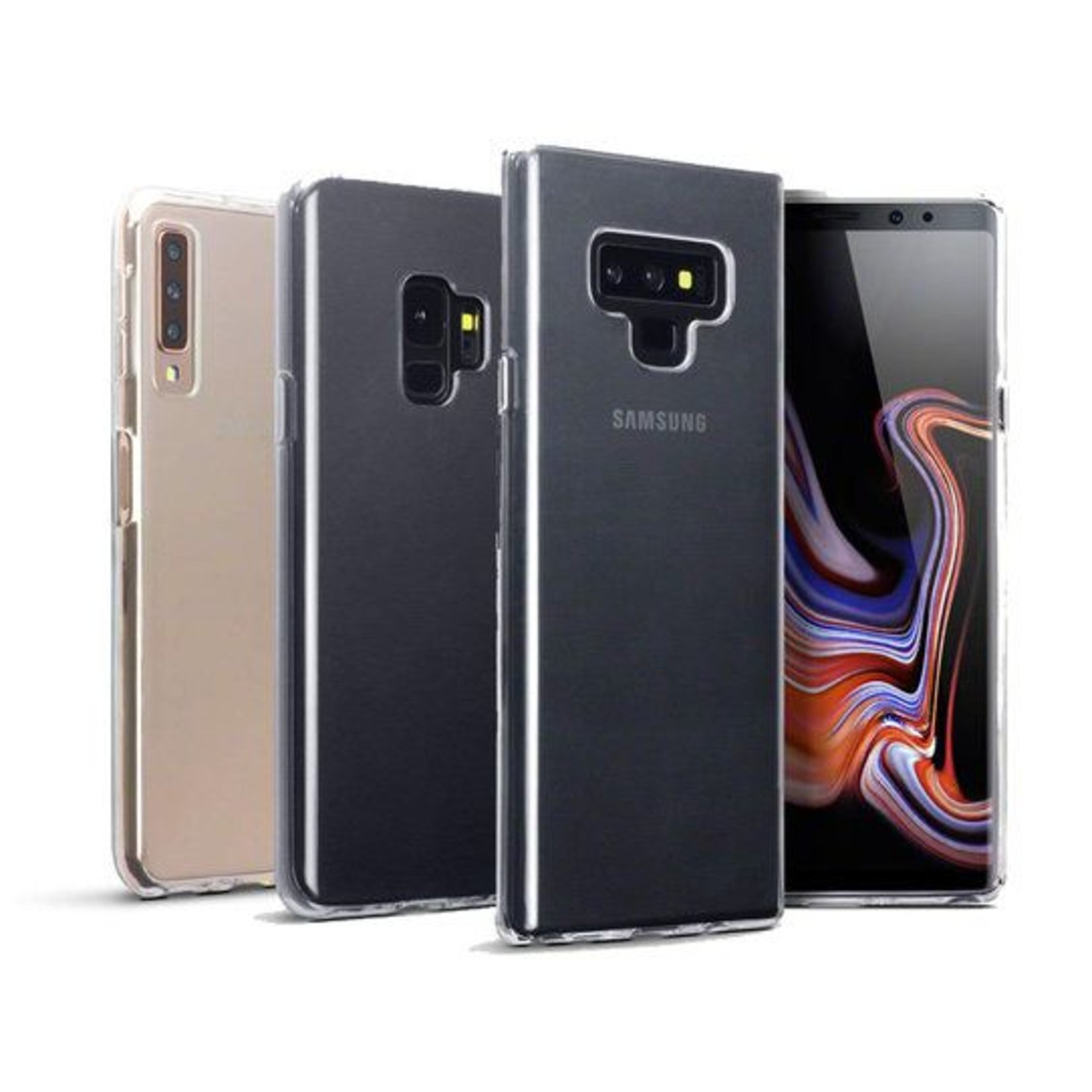 Samsung Silicone Case Transparant - Samsung A70