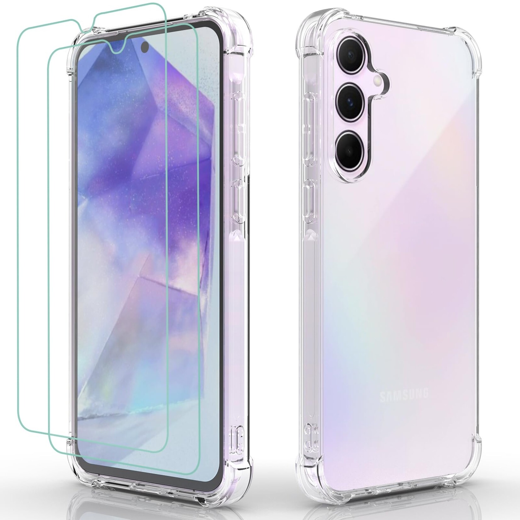 Samsung TPU Case For Galaxy A55 Color Transparant