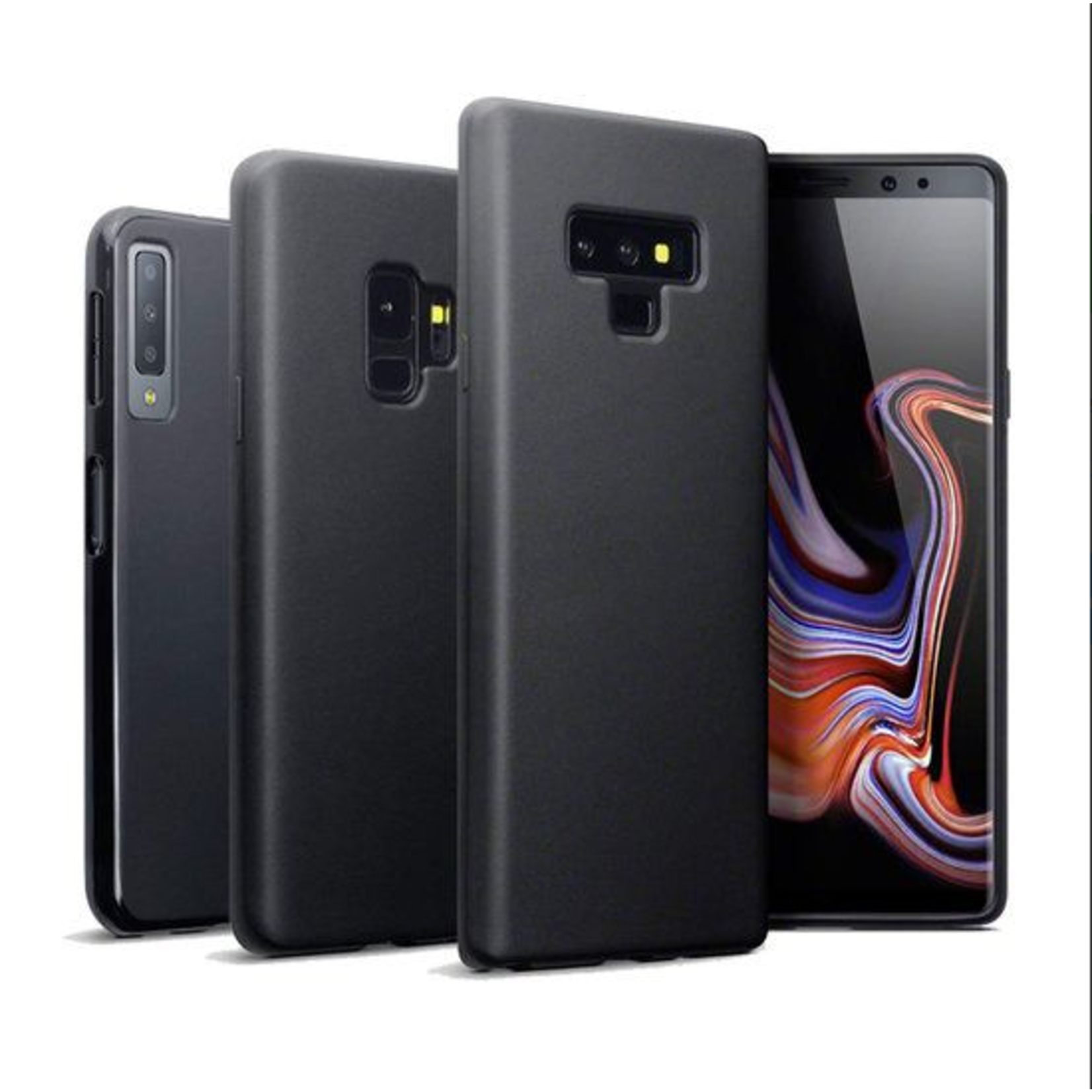 Samsung Silicone Case Zwart - Samsung A31