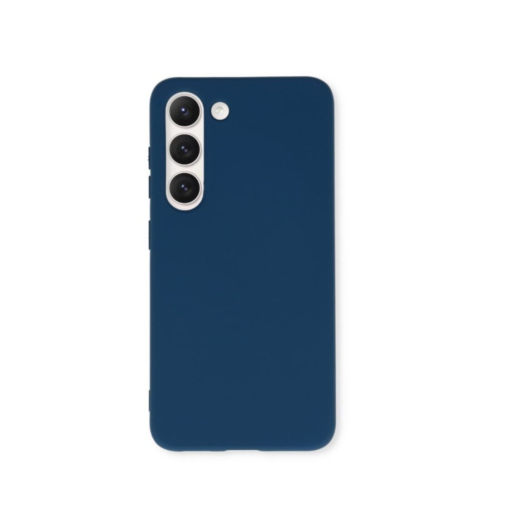 Samsung CM High Quality Silicone Case - Samsung A55 - Donker Blauw