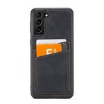 Samsung Luxe CM Pocket Backcover - Samsung A35 - Zwart