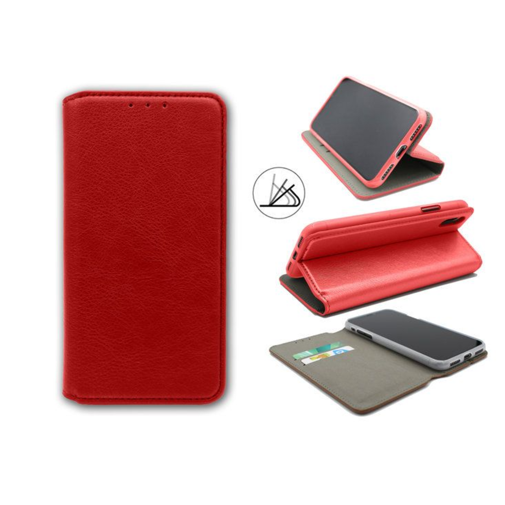 Samsung Samsung A71- HQ Slim Bookcase - Rood