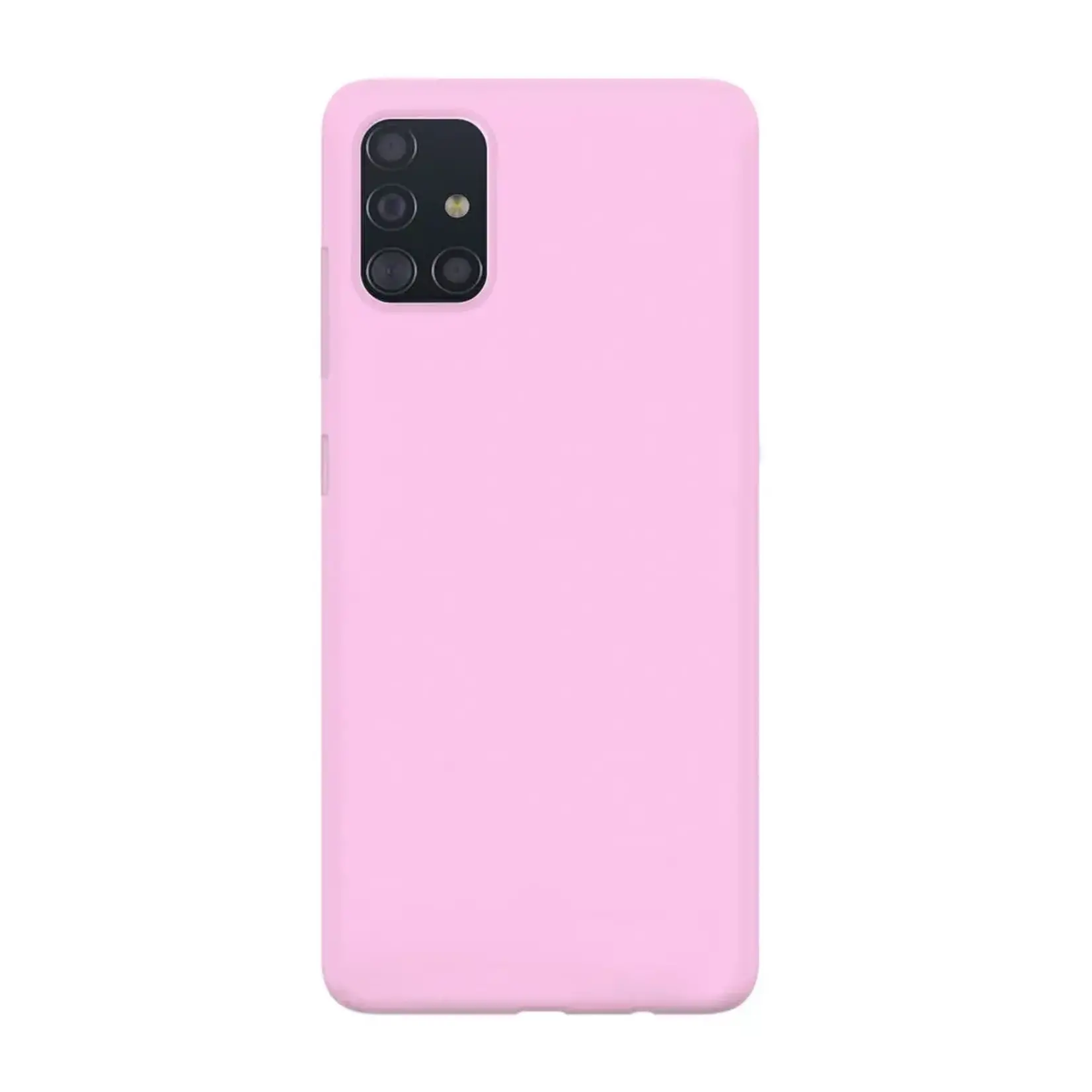 Samsung Silicone Case Roze - Samsung A71