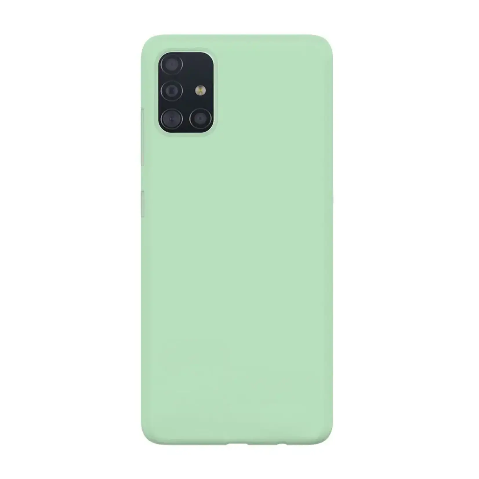 Samsung Silicone Case Mint Groen - Samsung A71