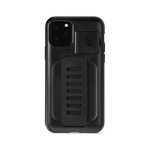 Apple iPhone 12 Mini - Kickstand Grip Armor Zwart