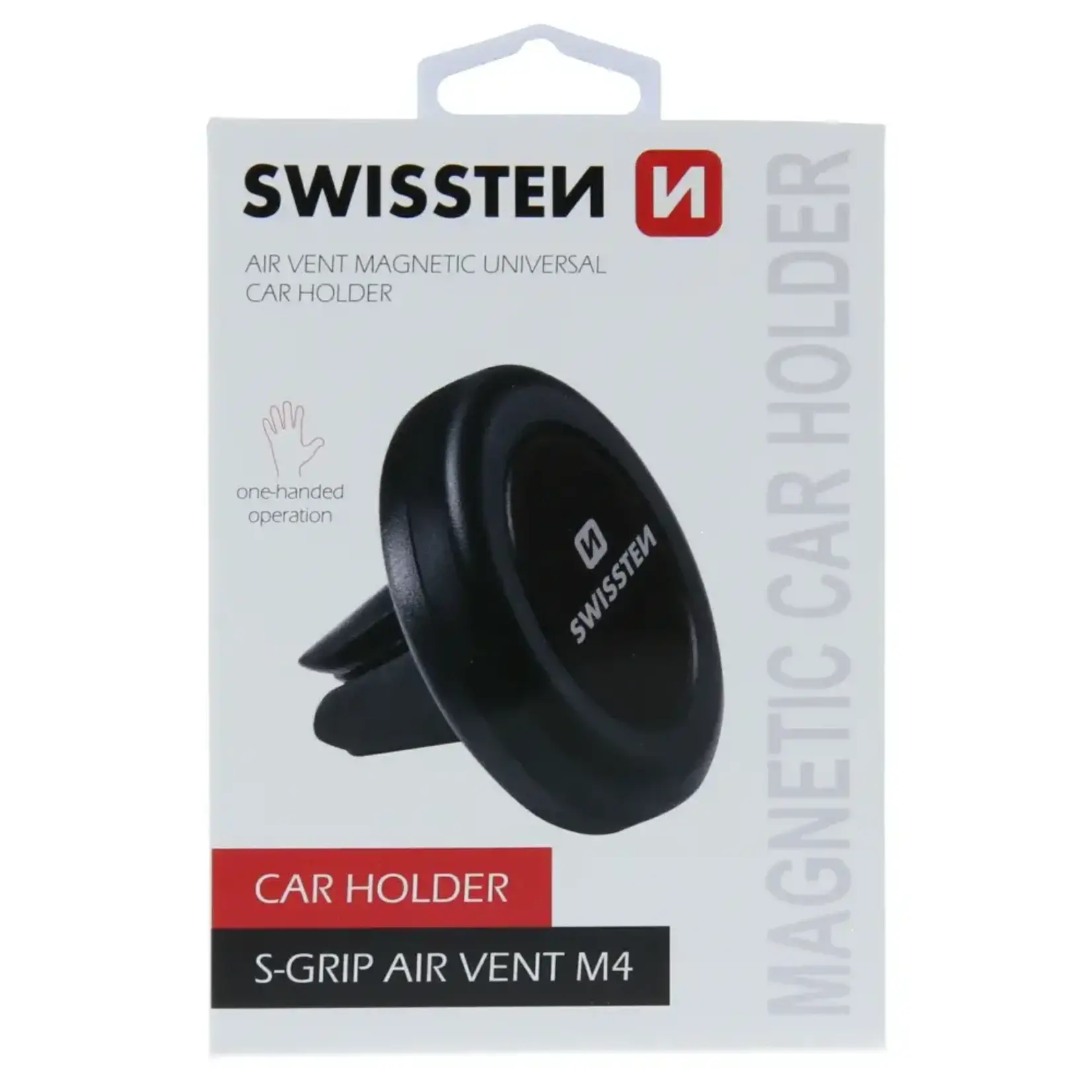 swissten SWISSTEN S-GRIP M4 R1 GRAVITY   AIRVENT  CAR HOLDER BLACK
