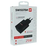 swissten Swissten USB-C Travel Charger (25W) - 22060400- Black