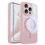 Apple Frosted Magnetic Magsafe Case - iPhone 12 Pro - Roze
