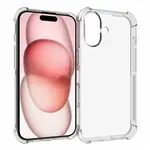 Apple TUNIQ TUNIQ iPhone 16 Backcover hoesje Anti- Shock TPU & PC - Transparant
