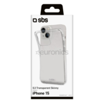 SBS SBS Skinny cover iPhone 15, transparent
