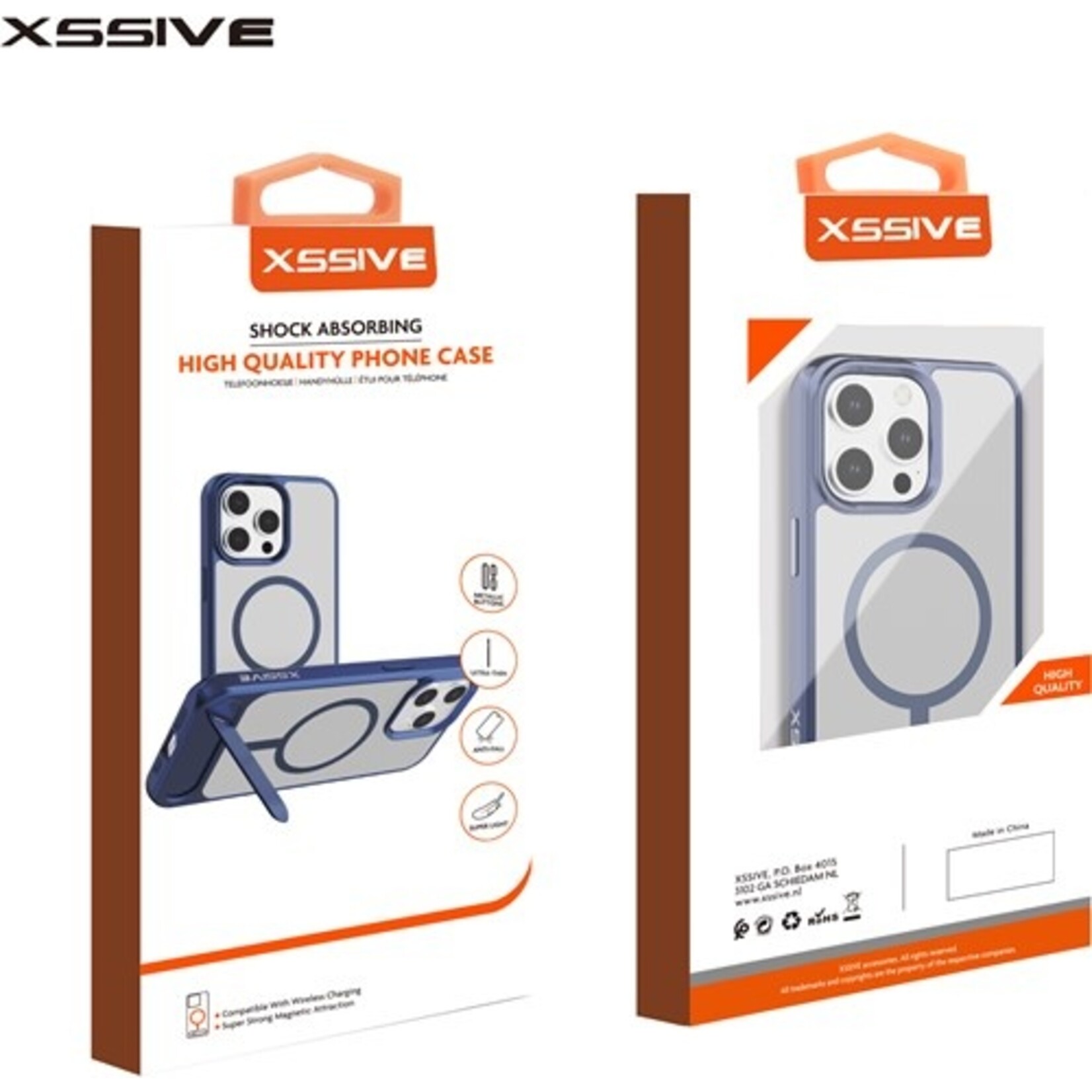 Apple Xssive Back Case geschikt voor Magsafe with STAND2 iPhone 16