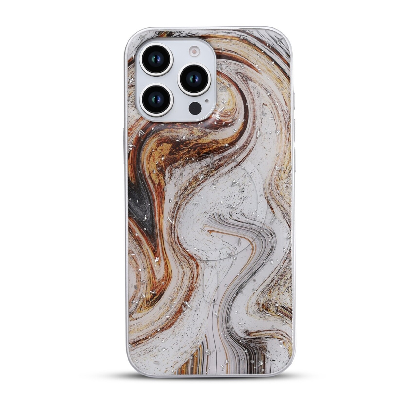 Apple Magnetic Magsafe Marmer Case - iPhone 16 Pro - Beige