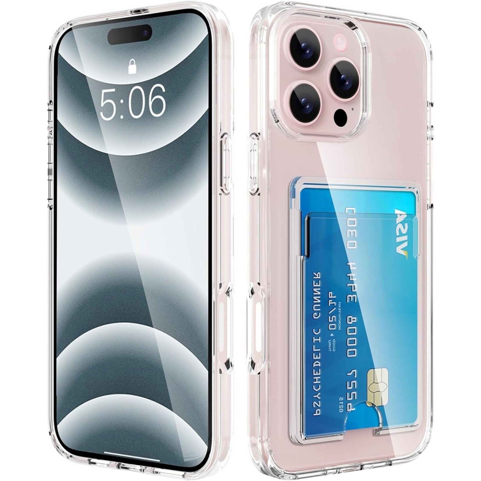 Apple Clear Card Compatible Armor Case - iPhone 16 Pro Max