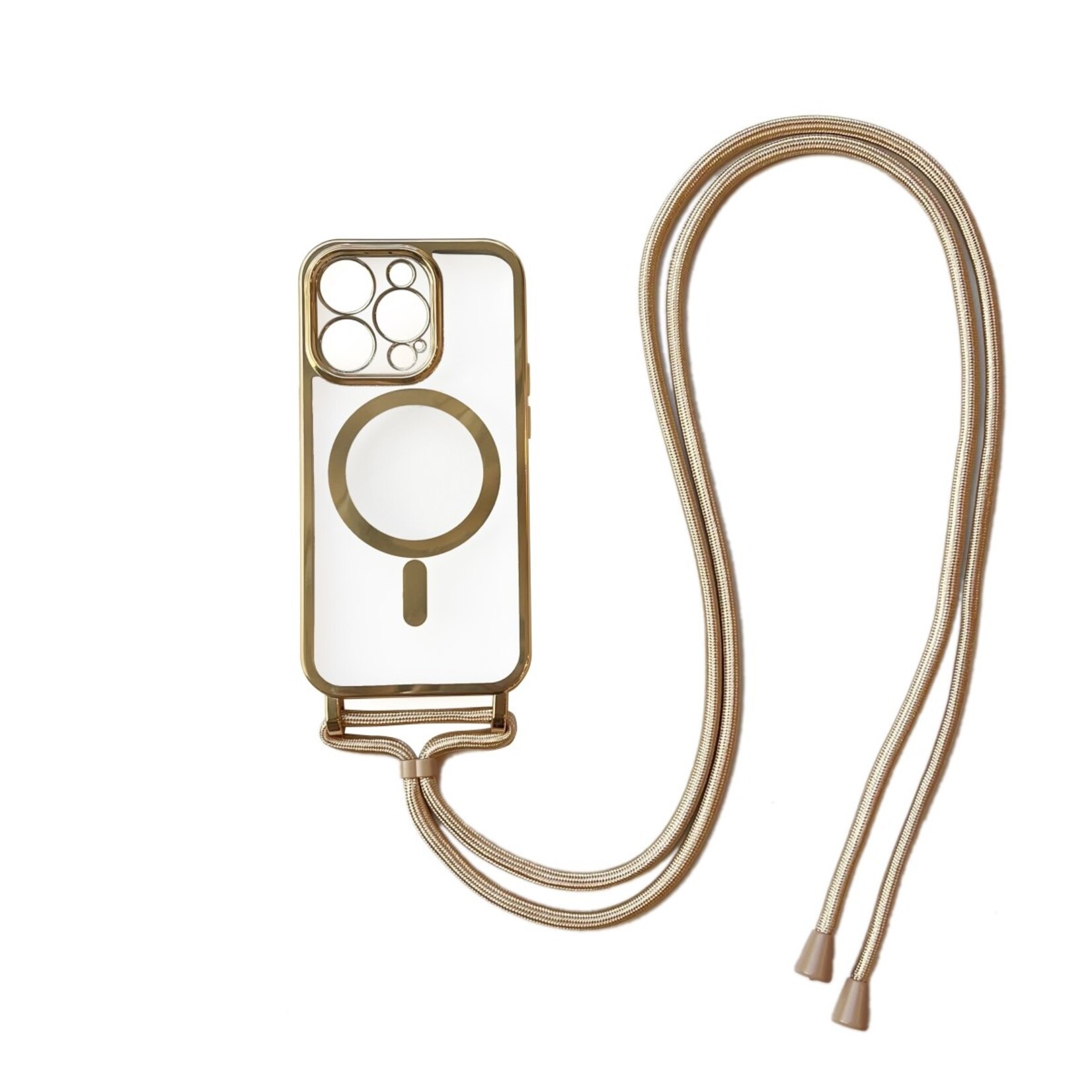 Apple Magnetic Magsafe Koord Case - iPhone 16 - Goud