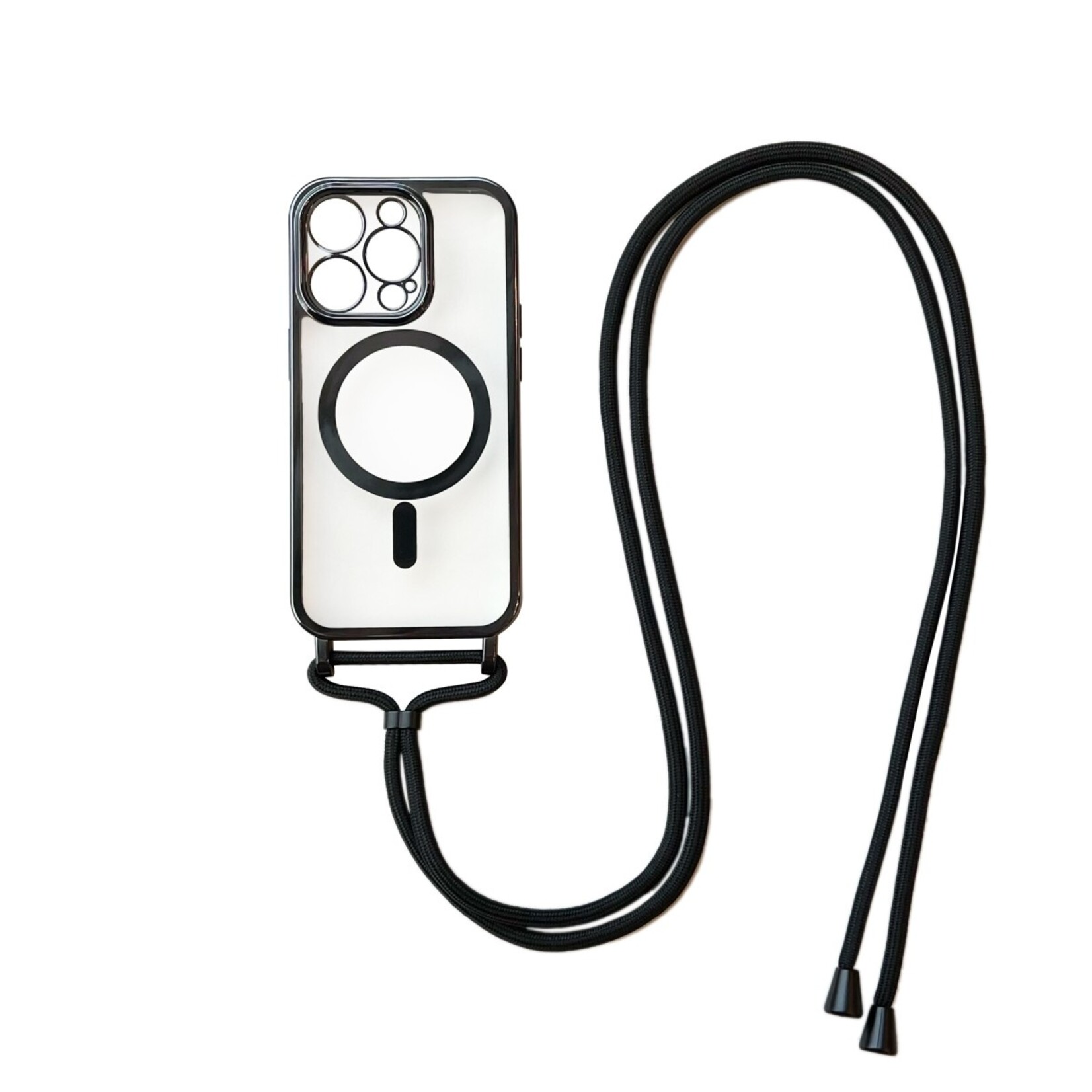 Apple Magnetic Magsafe Koord Case - iPhone 16 Pro - Zwart