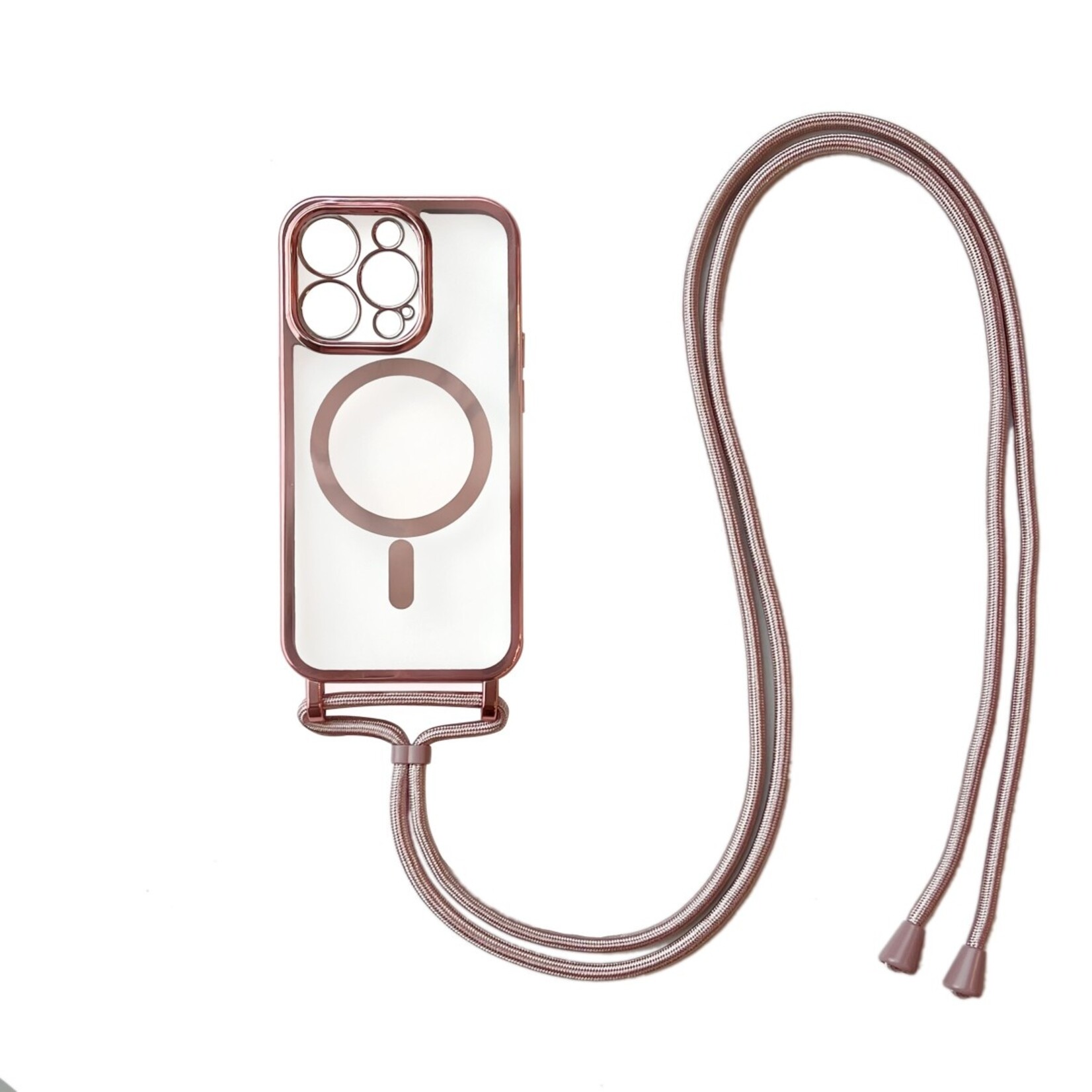 Apple Magnetic Magsafe Koord Case - iPhone 16 Pro Max - Roze