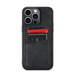 Apple Luxe CM Pocket Backcover - iPhone 16 Pro Max - Zwart