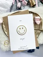 Stationary & Gift Pin Happy Face