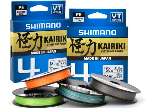 Shimano Kairiki 4 150m - HI-VIS Orange